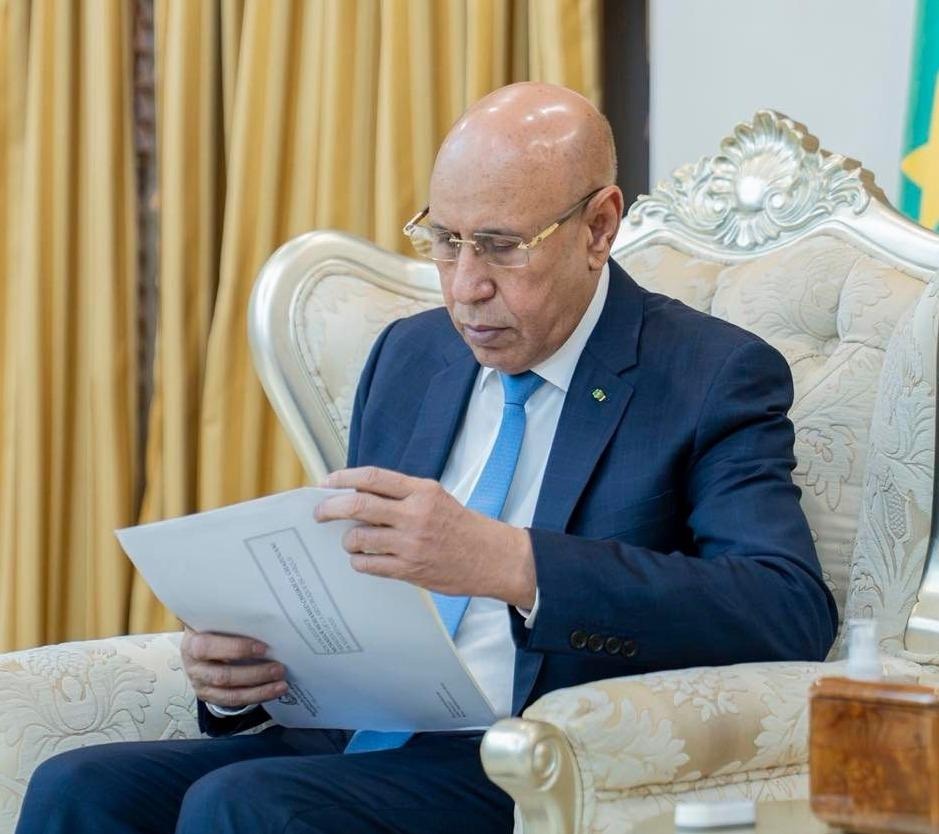 الغزواني يتسلم اعتماد عدد من السفراء
