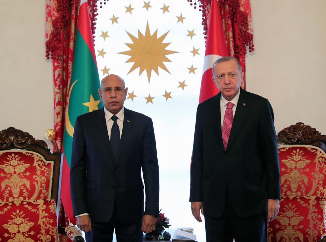 الغزواني وأردوغان يؤكدان حرصهما على تعزيز التعاون بين موريتانيا وتركيا