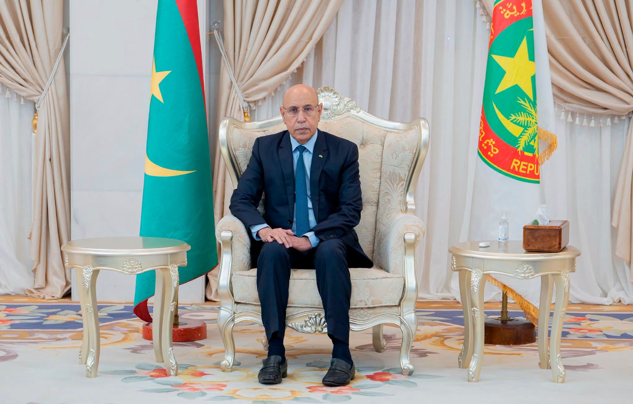 الغزواني يستقبل وفدا رسميا تشاديا