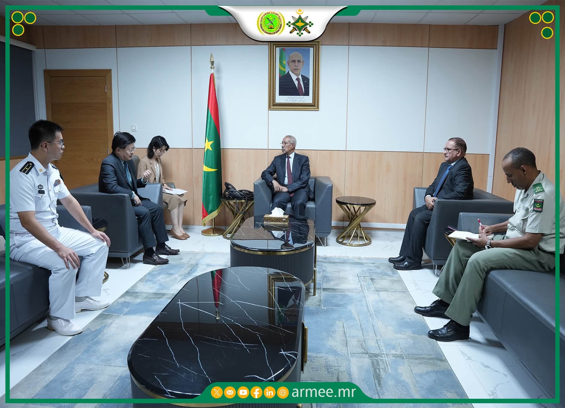 وزير الدفاع يبحث التعاون الدفاعي مع الصين