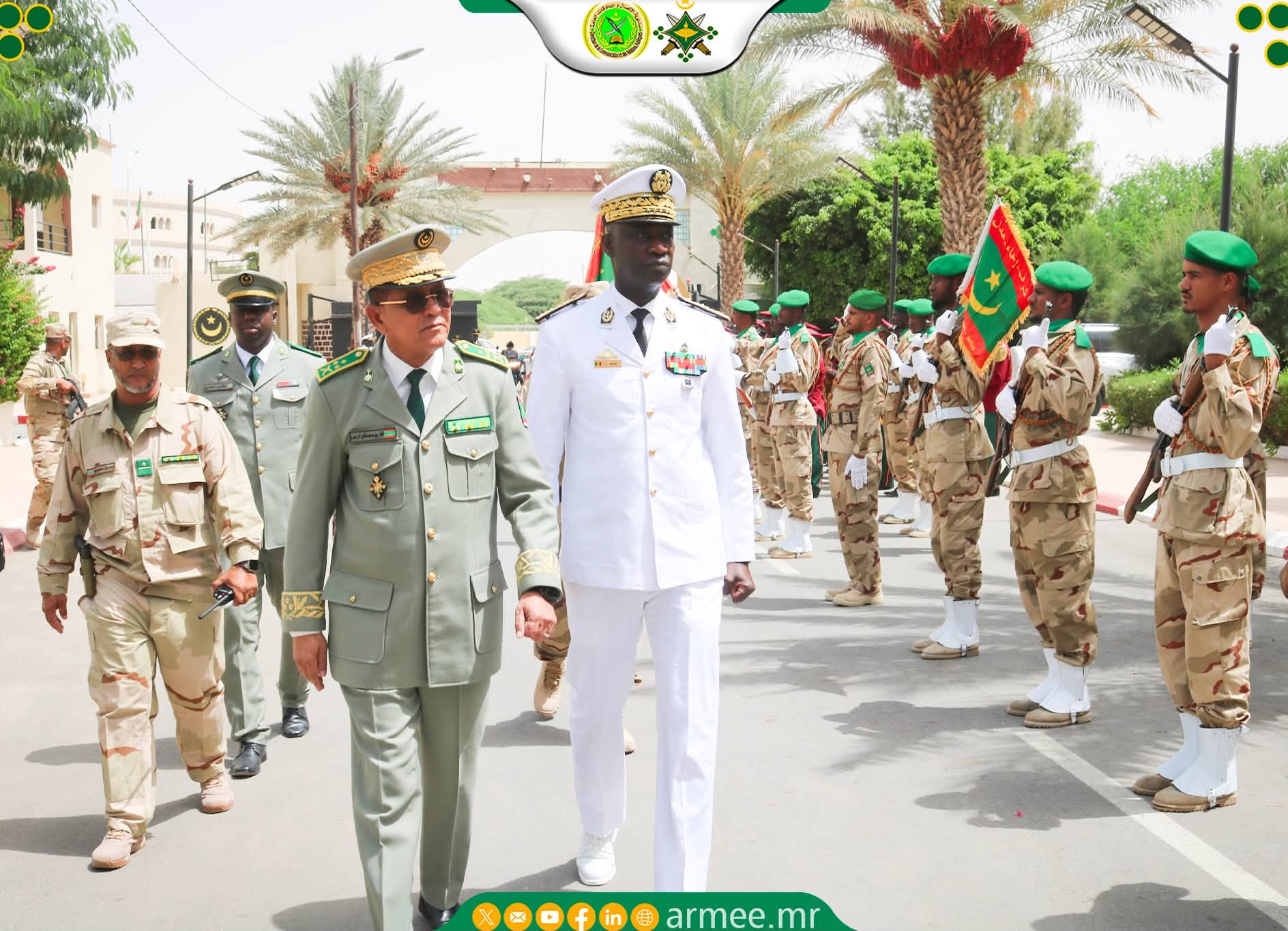 الجيشان الموريتاني والسنغالي يبحثان التعاون العسكري
