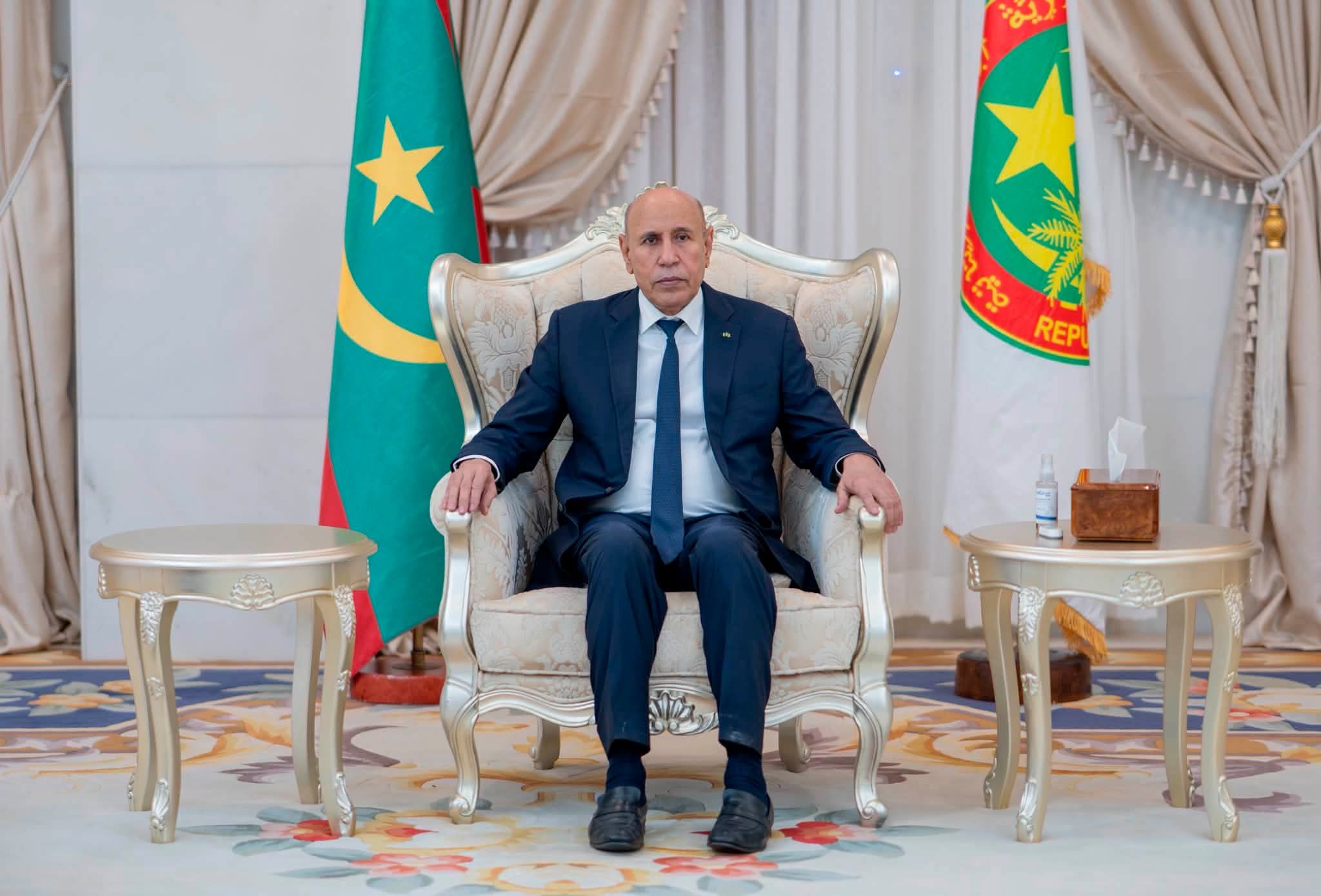 الغزواني يستقبل وفد البنك الدولي